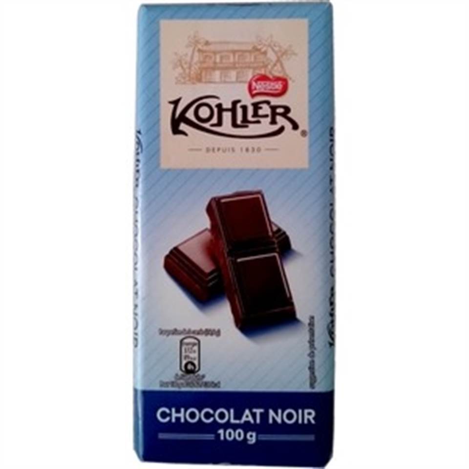 Chocolat noir pâtissier - Kohler - 170 g